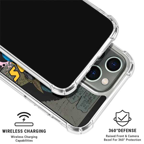 Marvel Classic Comics Thanos iPhone 15 Pro Clear Case