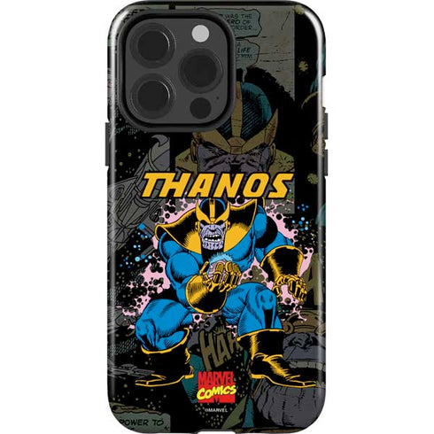 Marvel Classic Comics Thanos iPhone 15 Pro Impact Case
