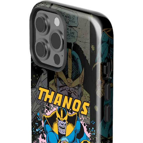 Marvel Classic Comics Thanos iPhone 15 Pro Max Impact Case