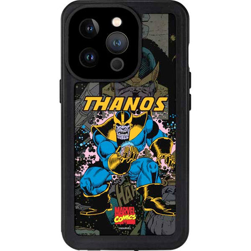 Marvel Classic Comics Thanos iPhone 15 Pro Waterproof Case