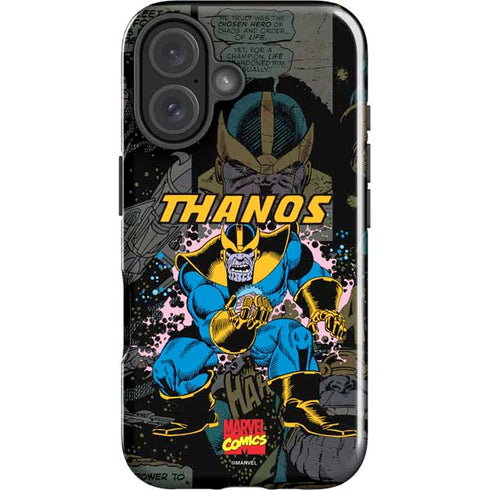 Marvel Classic Comics Thanos iPhone 16 Impact Case