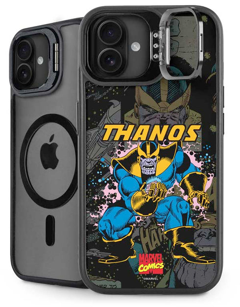 Marvel Classic Comics Thanos iPhone 16 Plus Kickstand Case