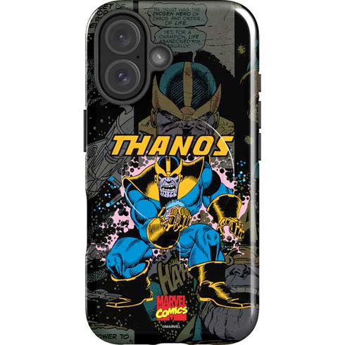 Marvel Classic Comics Thanos iPhone 16 Plus Magsafe Impact Case