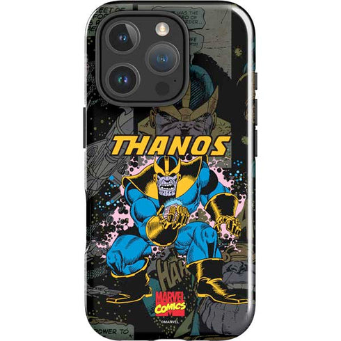 Marvel Classic Comics Thanos iPhone 16 Pro Max Impact Case