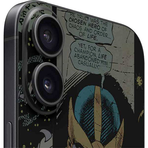 Marvel Classic Comics Thanos iPhone 16 Skin