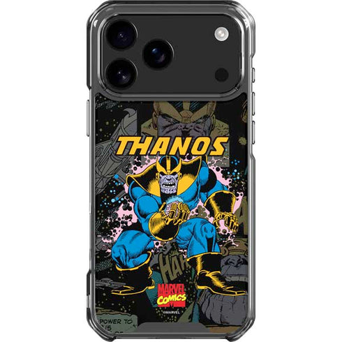 Marvel Classic Comics Thanos iPhone 18 Pro Max Clear Case
