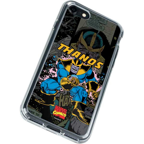 Marvel Classic Comics Thanos iPhone SE (2nd & 3rd Gen) Clear Case