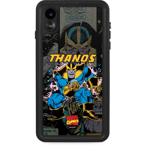 Marvel Classic Comics Thanos iPhone XR Waterproof Case