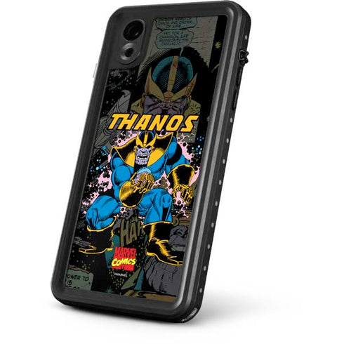Marvel Classic Comics Thanos iPhone XR Waterproof Case