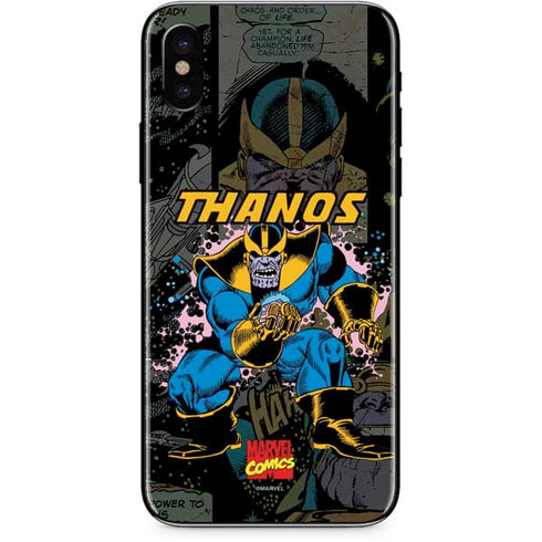 Marvel Classic Comics Thanos iPhone XS Max Skin