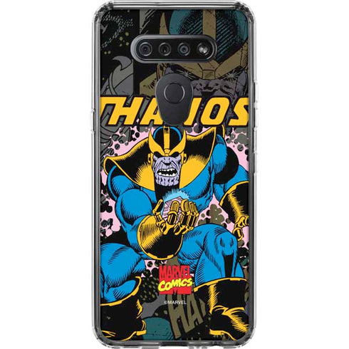 Marvel Classic Comics Thanos LG K51/Q51 Clear Case