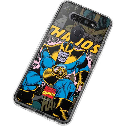 Marvel Classic Comics Thanos LG K51/Q51 Clear Case