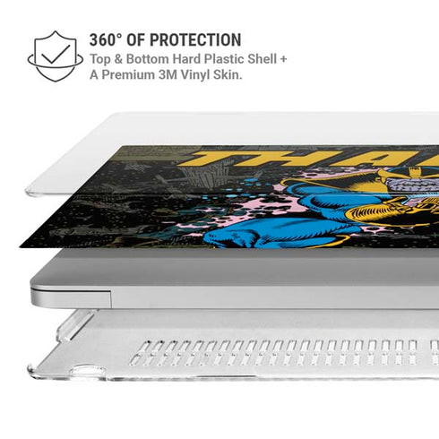 Marvel Classic Comics Thanos MacBook Pro 14in (2021-24) Case plus Skin