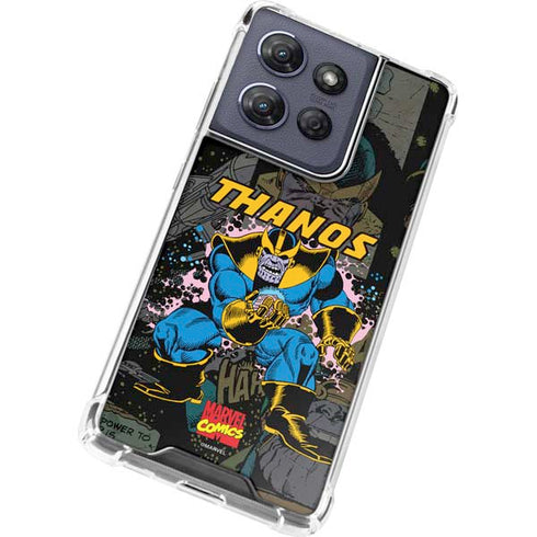 Marvel Classic Comics Thanos Moto G 5G (2025) Clear Case