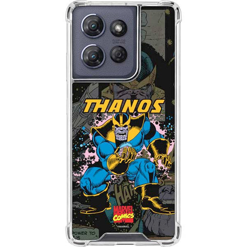 Marvel Classic Comics Thanos Moto G Play 5G (2025) Clear Case