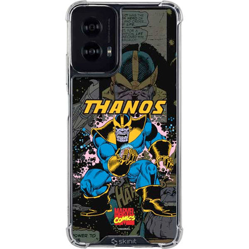 Marvel Classic Comics Thanos Moto G Power 5G (2024) Clear Case