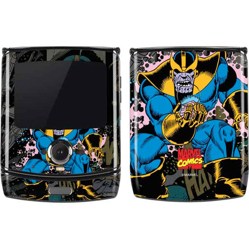 Marvel Classic Comics Thanos Motorola RAZR Skin