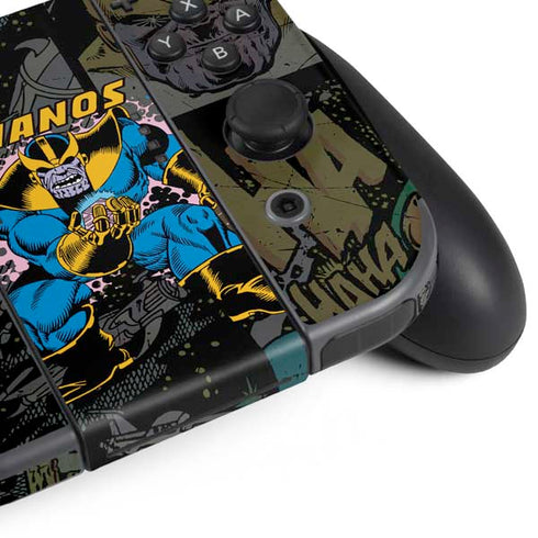 Marvel Classic Comics Thanos Nintendo Switch (2017-2021) Joy-Con Controller Skin