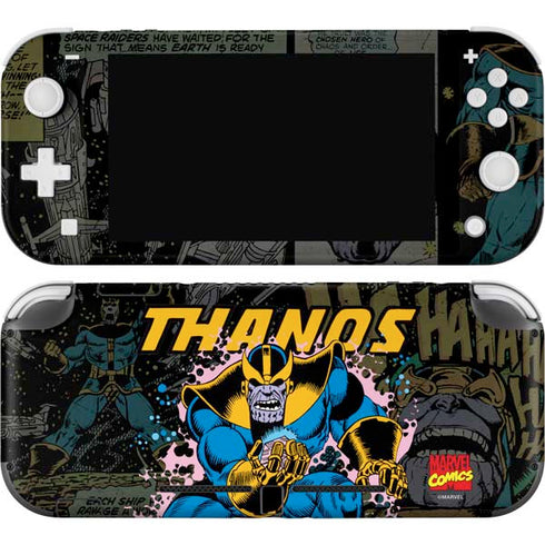 Marvel Classic Comics Thanos Nintendo Switch Lite Skin
