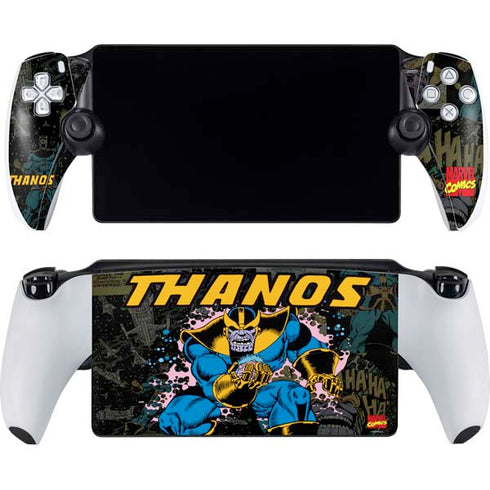 Marvel Classic Comics Thanos PlayStation Portal Remote Player Skin