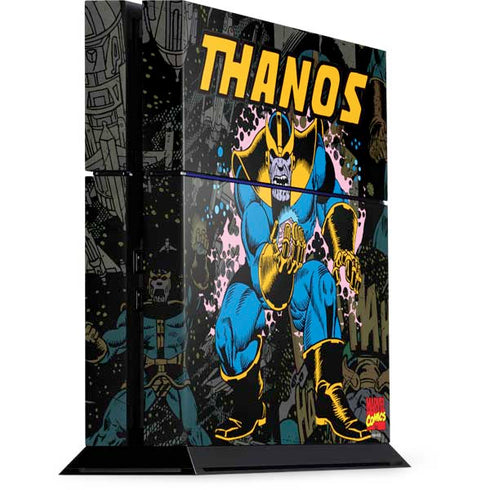 Marvel Classic Comics Thanos PS4 Console Skin