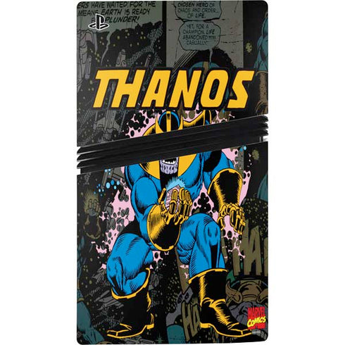 Marvel Classic Comics Thanos PS5 Pro Bundle Skin