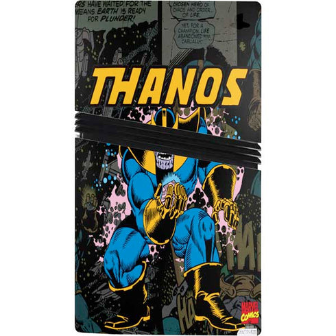 Marvel Classic Comics Thanos PS5 Pro Console Skin