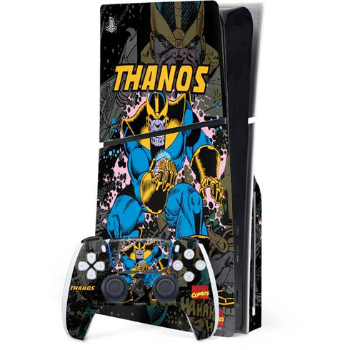 Marvel Classic Comics Thanos PlayStation PS5 Skins