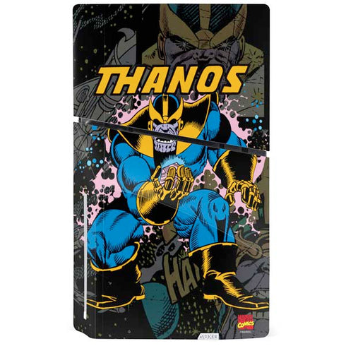 Marvel Classic Comics Thanos PS5 Slim Disk Console Skin