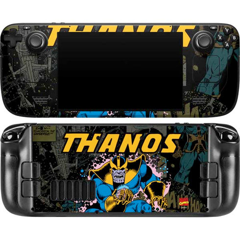 Marvel Classic Comics Thanos Steam Deck Handheld Gaming Computer OLED Skin