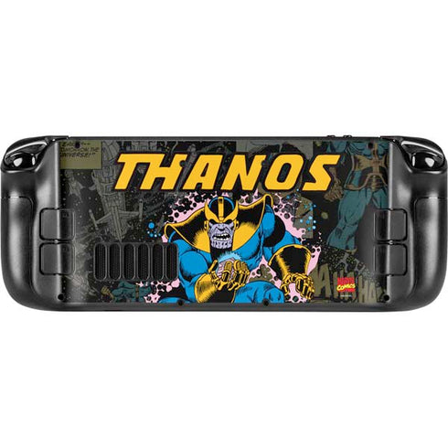 Marvel Classic Comics Thanos Steam Deck Handheld Gaming Computer OLED Skin