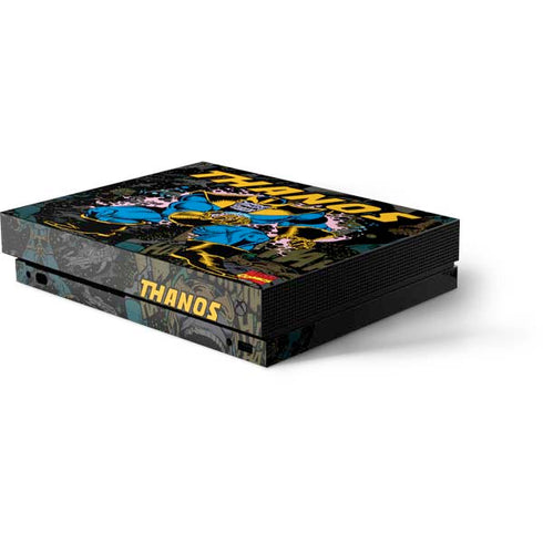 Marvel Classic Comics Thanos Xbox One X Console Skin