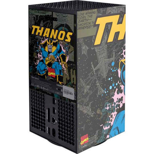 Marvel Classic Comics Thanos Xbox Series X Console Skin