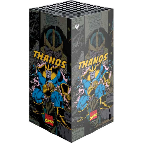 Marvel Classic Comics Thanos XBox Series X Digital Edition Console Skin