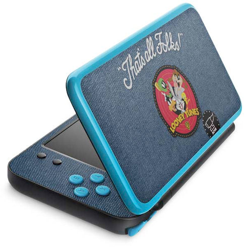 Looney Tunes Thats All Folks Patch Nintendo Skins
