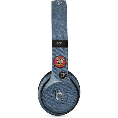 Looney Tunes Thats All Folks Patch Beats Solo 2 Wired Skin