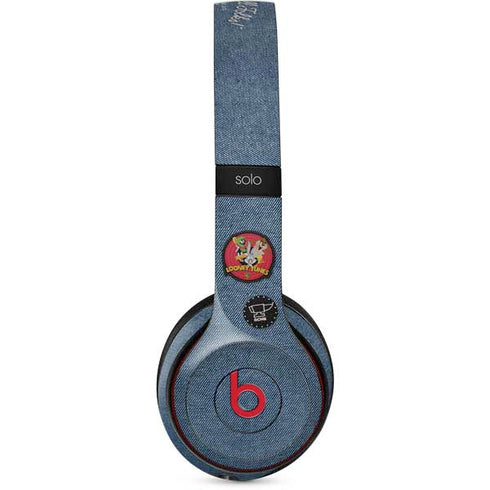 Looney Tunes Thats All Folks Patch Beats Solo 2 Wireless Skin