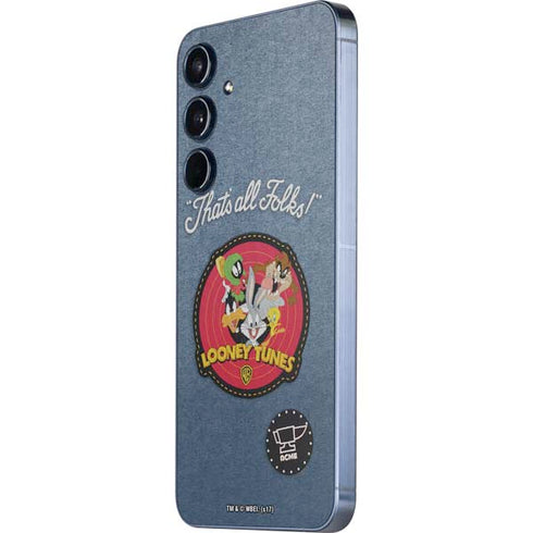 Looney Tunes Thats All Folks Patch Galaxy A55 5G Skin