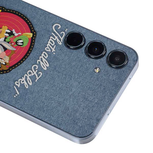 Looney Tunes Thats All Folks Patch Galaxy A55 5G Skin