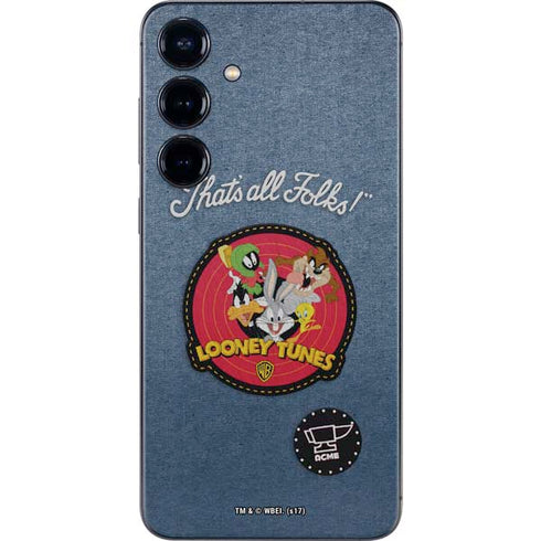Looney Tunes Thats All Folks Patch Galaxy S25 Plus Skin
