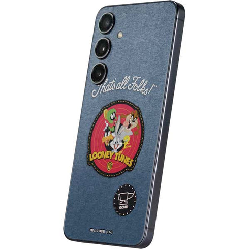 Looney Tunes Thats All Folks Patch Galaxy S24 Plus Skin
