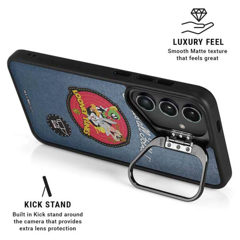 Looney Tunes Thats All Folks Patch Galaxy S24 Ultra Kickstand Case