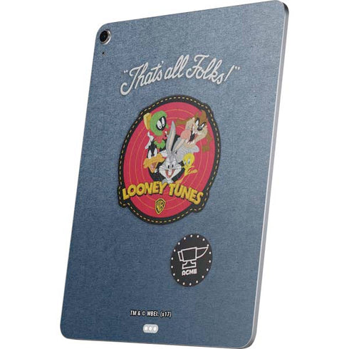 Looney Tunes Thats All Folks Patch Apple iPad Air Skin