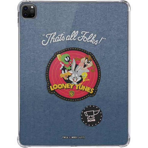 Looney Tunes Thats All Folks Patch iPad Pro 11in (2024) Clear Case