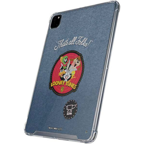 Looney Tunes Thats All Folks Patch iPad Cases