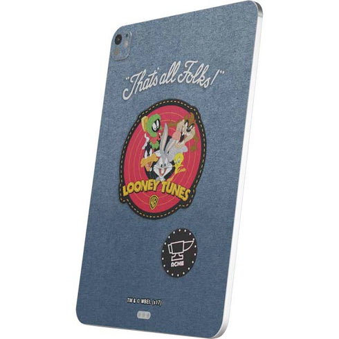 Looney Tunes Thats All Folks Patch iPad Pro 13in M4 (2024) Skin