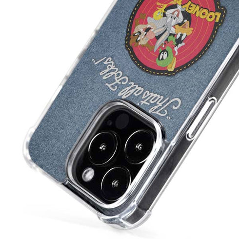 Looney Tunes Thats All Folks Patch iPhone 16 Pro MagSafe Case