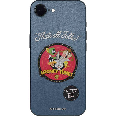 Looney Tunes Thats All Folks Patch iPhone 16e Skin
