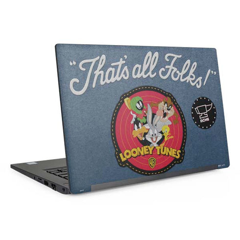 Looney Tunes Thats All Folks Patch Dell Latitude Skin