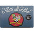 Looney Tunes Thats All Folks Patch Dell Latitude Skin